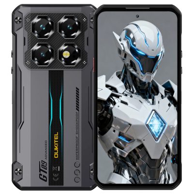 OUKITEL smartphone WP60, 7.2", 8/256GB, 5G, 10000mAh, IP68/IP69K/MIL-STD-810H, μαύρο