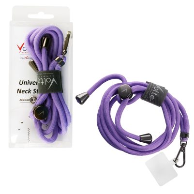 VOLTE-TEL NECK STRAP - ΛΟΥΡΑΚΙ ΛΑΙΜΟΥ ΓΙΑ ΘΗΚΕΣ ΦΑΝΤΑΧΤΕΡΟ ΜΩΒ VT16