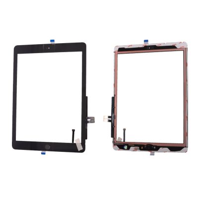 IPAD 9.7 2018 A1893/A1954 TOUCH SCREEN+LENS + HOME BUTTON FLEX BLACK REF. OR