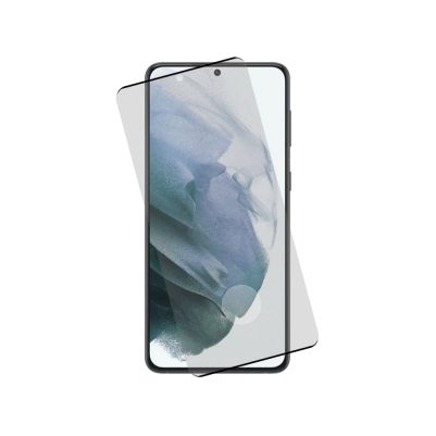 IDOL 1991 TEMPERED GLASS SAMSUNG S21 PLUS 5G G996 6.7" 9H 0.30mm GLAMOUR FULL COVER 3D EDGE GLUE FINGER UNLOCK BLACK