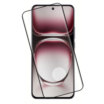 IDOL 1991 TEMPERED GLASS OPPO RENO12 5G CPH2625 6.7" 9H 0.30mm GLAMOUR FULL COVER 3D EDGE GLUE FINGER UNLOCK BLACK