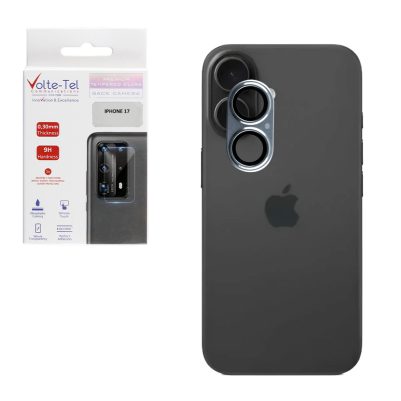 VOLTE-TEL CAMERA GLASS COVER IPHONE 17 6.3" 9H 0.30MM 3D AR ALUMINIUM-ELECTROPLATING FRAME BLUE