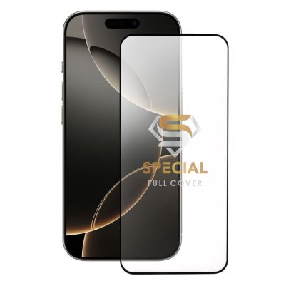 IDOL 1991 TEMPERED GLASS IPHONE 16 PRO 6.1" 9H 0.25mm SPECIAL FULL COVER FULL GLUE BLACK
