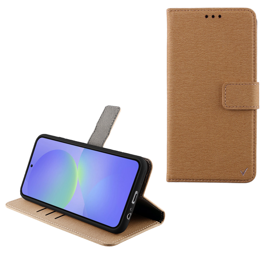 VOLTE-TEL ΘΗΚΗ SAMSUNG A37 5G 6.7" ALLURE MAGNET BOOK STAND CLIP GOLD
