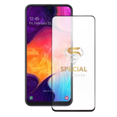 IDOL 1991 TEMPERED GLASS SAMSUNG A50 2019 A505 6.4" 9H 0.25mm SPECIAL FULL COVER FULL GLUE BLACK