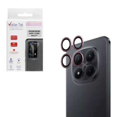 VOLTE-TEL CAMERA GLASS COVER XIAOMI REDMI NOTE 15 PRO 5G 6.77" 9H 0.30MM EASY APPLICATION PINK