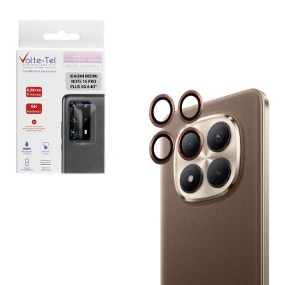 VOLTE-TEL CAMERA GLASS COVER XIAOMI REDMI NOTE 15 PRO PLUS /POCO M8 PRO 5G 6.83" 9H 0.30MM EASY APPLICATION GOLD