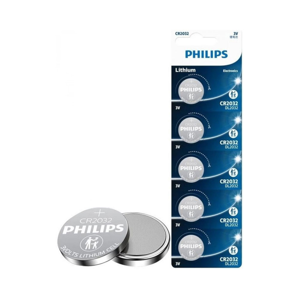 PHILIPS ΜΠΑΤΑΡΙΕΣ ΝΟΜΙΣΜΑΤΟΣ ΛΙΘΙΟΥ CR2032 3V Li-ion 1 ΤΕΜAXIO