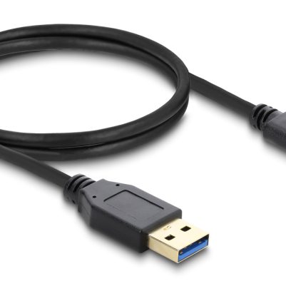 DELOCK καλώδιο USB-C σε USB 83870, 10Gbps, 1m, μαύρο