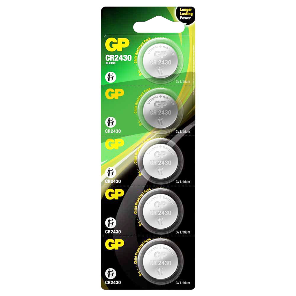 GP ΜΠΑΤΑΡΙΕΣ ΝΟΜΙΣΜΑΤΟΣ ΛΙΘΙΟΥ CR2430 3V Li-ion 1 ΤΕΜ. 5/BLISTER