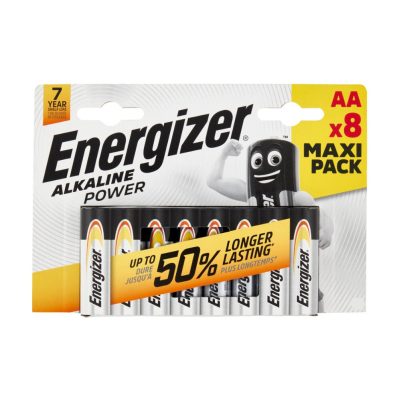 ENERGIZER ΜΠΑΤΑΡΙΕΣ ΑΛΚΑΛΙΚΕΣ AA LR06 1.5V ALKALINE POWER 8/BLISTER