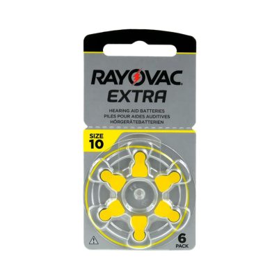 RAYOVAC ΜΠΑΤΑΡΙΕΣ ΑΚΟΥΣΤΙΚΩΝ ΒΑΡΗΚΟΪΑΣ EXTRA ADVANCED SIZE 10/PR70/ZA10/PR10 1.45V mAh 6/BLISTER