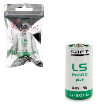 SAFT ΜΠΑΤΑΡΙΑ ΛΙΘΙΟΥ-ΘΕΙΟΝΥΛΟΧΛΩΡΙΔΙΟΥ 26500 PLUS C Li-SOCl2 3.6V 8500mAh