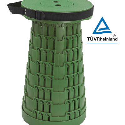 HOME USE πτυσσόμενο καρεκλάκι HUH-0232, αντοχή έως 250kg, 25.5x45cm, πράσινο