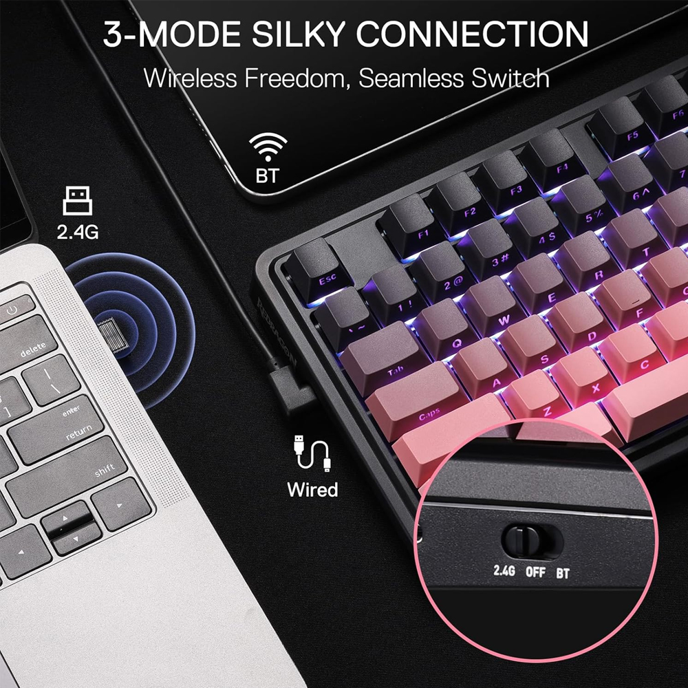 Gaming πληκτρολόγιο - Redragon K728SP-RGB-PRO - Image 9