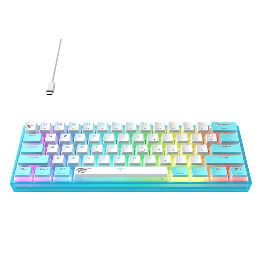 Gaming πληκτρολόγιο - Havit KB877L (Blue/White) - Image 3