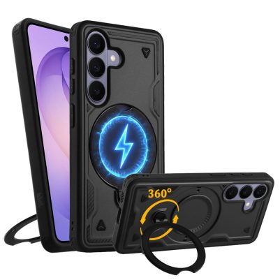 IDOL 1991 ΘΗΚΗ SAMSUNG S26 PLUS 5G S947 6.7" ARMOR TPU HYPER MAGSAFE STAND CAMERA GUARD BLACK