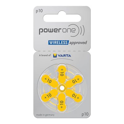 VARTA POWER ONE ΜΠΑΤΑΡΙΕΣ ΑΚΟΥΣΤΙΚΩΝ ΒΑΡΗΚΟΪΑΣ SIZE 10/PR70/ZA10/PR10 1.45V mAh 6/BLISTER