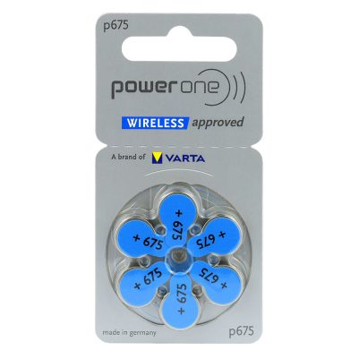 VARTA POWER ONE ΜΠΑΤΑΡΙΕΣ ΑΚΟΥΣΤΙΚΩΝ ΒΑΡΗΚΟΪΑΣ PR675/PR44/ZA675 1.45V 650mAh 6/BLISTER