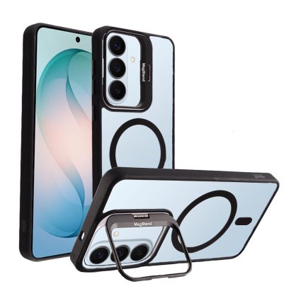 IDOL 1991 ΘΗΚΗ SAMSUNG S26 5G S942 6.3" MAGSTAND CLEAR TPU HYPER MAGSAFE CAMERA GUARD BLACK
