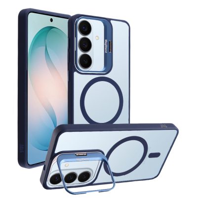 IDOL 1991 ΘΗΚΗ SAMSUNG S26 5G S942 6.3" MAGSTAND CLEAR TPU HYPER MAGSAFE CAMERA GUARD BLUE
