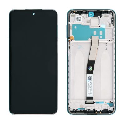 XIAOMI REDMI NOTE 9 PRO/NOTE 9 PRO MAX/NOTE 9S ΟΘΟΝΗ + TOUCH SCREEN + LENS + FRAME BLUE REF. OR