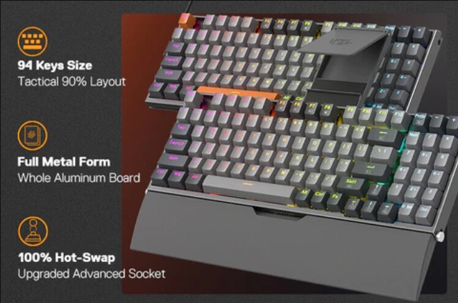 Gaming πληκτρολόγιο - Redragon Olaf K648GG-RGB - Image 8