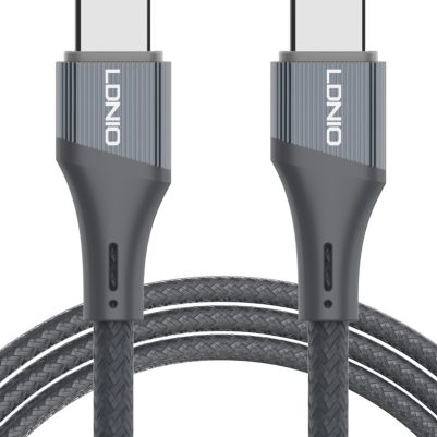 LDNIO καλώδιο USB-C LC632c, 100W, 480Mbps, 2m, μαύρο