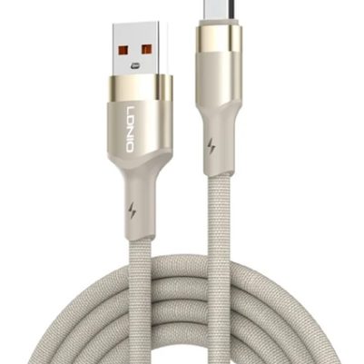 LDNIO καλώδιο USB-C σε USB LS352, 50W, 480Mbps, 2m, μπεζ