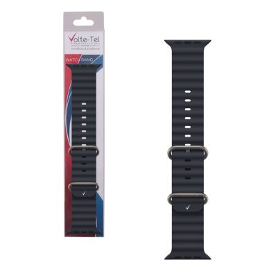 VOLTE-TEL VT107 ΛΟΥΡΑΚΙ ΡΟΛΟΓΙΟΥ ΣΥΜΒΑΤΟ ΜΕ APPLE WATCH 42/44/45/46/49mm OCEAN BAND LOOP DARK BLUE