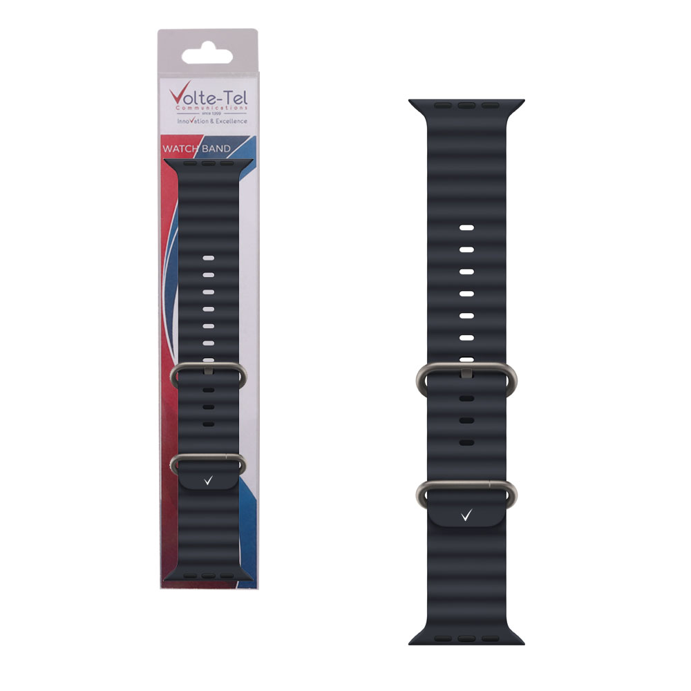 VOLTE-TEL VT107 ΛΟΥΡΑΚΙ ΡΟΛΟΓΙΟΥ ΣΥΜΒΑΤΟ ΜΕ APPLE WATCH 42/44/45/46/49mm OCEAN BAND LOOP DARK BLUE