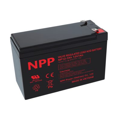 NPP ΜΠΑΤΑΡΙΕΣ ΜΟΛΥΒΔΟΥ 12V 7Ah (151X65X94)mm ΑΚΡΟΔΕΚΤΗΣ T1/F1 4,75mm