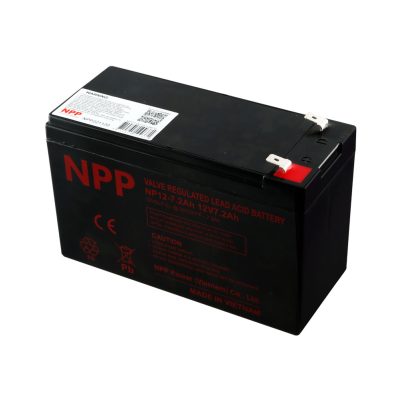 NPP ΜΠΑΤΑΡΙΕΣ ΜΟΛΥΒΔΟΥ 12V 7.2Ah (151X65X94mm) ΑΚΡΟΔΕΚΤΗΣ T2/F2 6.35mm