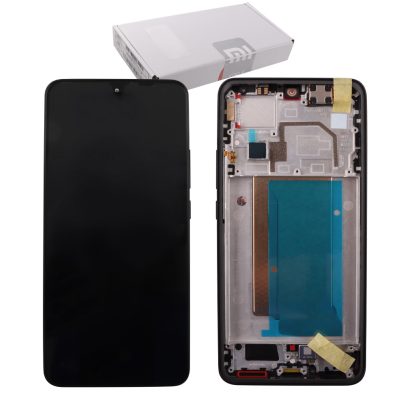 XIAOMI 13T 5G/13T PRO 5G ΟΘΟΝΗ + TOUCH SCREEN + LENS + FRAME 560004M12A00 BLACK ORIGINAL SERVICE PACK