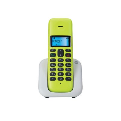 ΑΣΥΡΜΑΤΟ ΤΗΛΕΦΩΝΟ MOTOROLA T301 ΜΕ ΑΝΟΙΧΤΗ ΑΚΡΟΑΣΗ LEMON/GREY GR