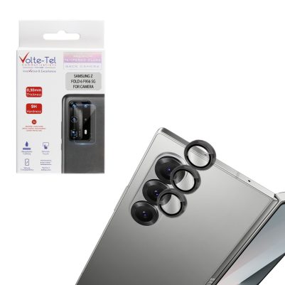 VOLTE-TEL CAMERA GLASS COVER SAMSUNG Z FOLD 6 F956 5G 7.6in 9H 0.30MM EASY APPLICATION BLACK