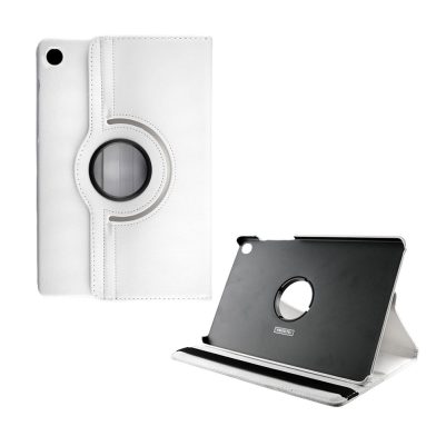 VOLTE-TEL ΘΗΚΗ SAMSUNG X200 TAB A8/X205 TAB A8 LTE 10.5" LEATHER BOOK ROTATING STAND WHITE