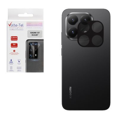 VOLTE-TEL CAMERA GLASS XIAOMI 15T 5G 6.83in 9H 0.25mm 3D CURVED BLACK