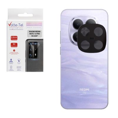 VOLTE-TEL CAMERA GLASS XIAOMI REDMI NOTE 15 PRO 5G 6.83in 9H 0.25mm 3D CURVED BLACK