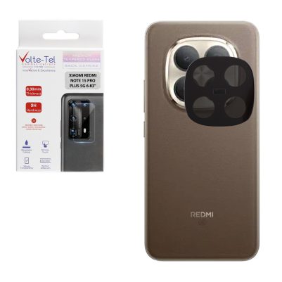 VOLTE-TEL CAMERA GLASS XIAOMI REDMI NOTE 15 PRO PLUS 5G/POCO M8 PRO 5G 6.83in 9H 0.25mm 3D CURVED BLACK