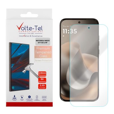 VOLTE-TEL TEMPERED GLASS MOTOROLA MOTO G77 5G 6.78in 9H 0.30mm 2.5D FULL GLUE