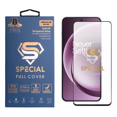 IDOL 1991 SPECIAL TEMPERED GLASS ONEPLUS 15R 5G 6.83INCH 9H 0.25mm FULL COVER FINGER UNLOCK FULL GLUE BLACK