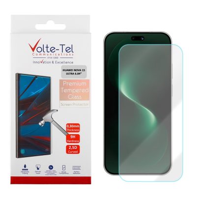VOLTE-TEL TEMPERED GLASS HUAWEI NOVA 15 ULTRA 6.84in 9H 0.30mm 2.5D FULL GLUE