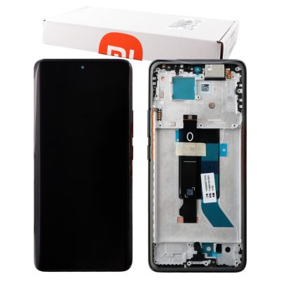 XIAOMI REDMI NOTE 14 PRO 5G ΟΘΟΝΗ + TOUCH SCREEN + LENS + FRAME 56002300O1600 BLACK ORIGINAL SERVICE PACK