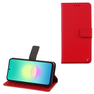 VOLTE-TEL ALLURE ΘΗΚΗ SAMSUNG A27 5G A276 6.7in  MAGNET BOOK STAND CLIP RED