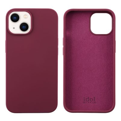 IDOL 1991 VELVET ELITE TPU ΘΗΚΗ IPHONE 15 6.1in  4 SIDE CAMERA GUARD BURGUNDY