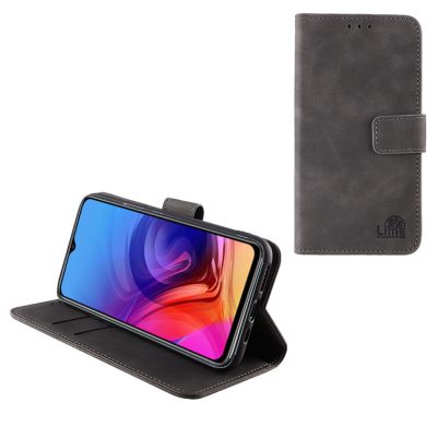 LIME ESSENTIAL ΘΗΚΗ SAMSUNG A15 4G A155/A15 5G A156 6.4in  MAGNET BOOK STAND CLIP GREY