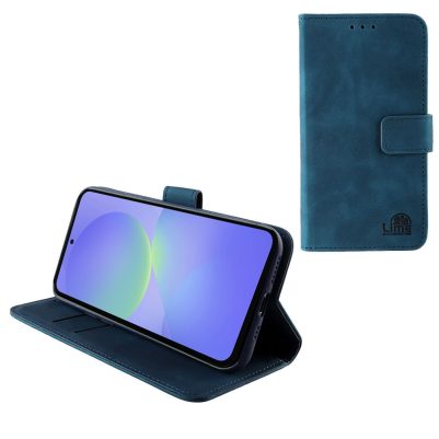 LIME ESSENTIAL ΘΗΚΗ SAMSUNG A36 5G A366 6.7in  MAGNET BOOK STAND CLIP DARK BLUE