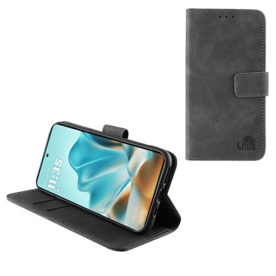 LIME ESSENTIAL ΘΗΚΗ MOTOROLA EDGE 60 FUSION 5G 6.67in  MAGNET BOOK STAND CLIP GREY