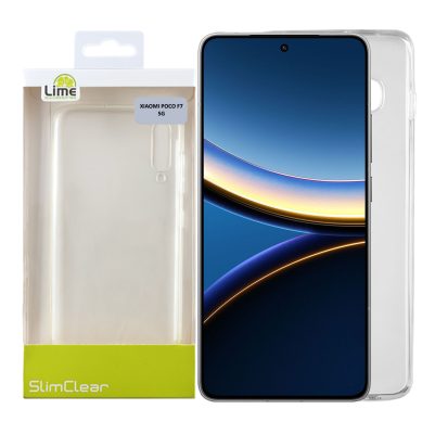 LIME ΘΗΚΗ XIAOMI POCO F7 5G 6.83" SLIMCLEAR TPU CAMERA GUARD ΔΙΑΦΑΝΗ